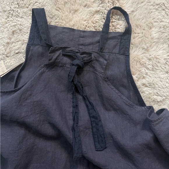 Blue Fish 6202 Linen Grey Stockholm Apron Shale -2 NWT! - Picture 11 of 14